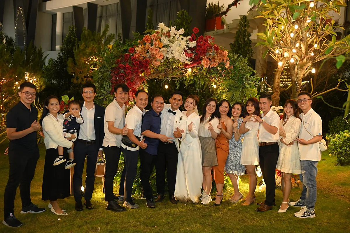 CommonWorks team: celebrating a colleague’s wedding