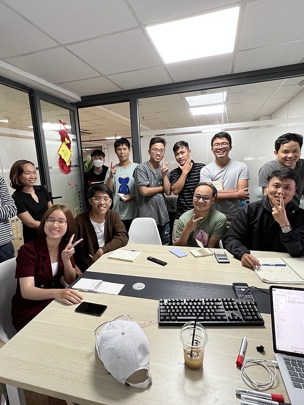 CommonWorks team members at work in the office