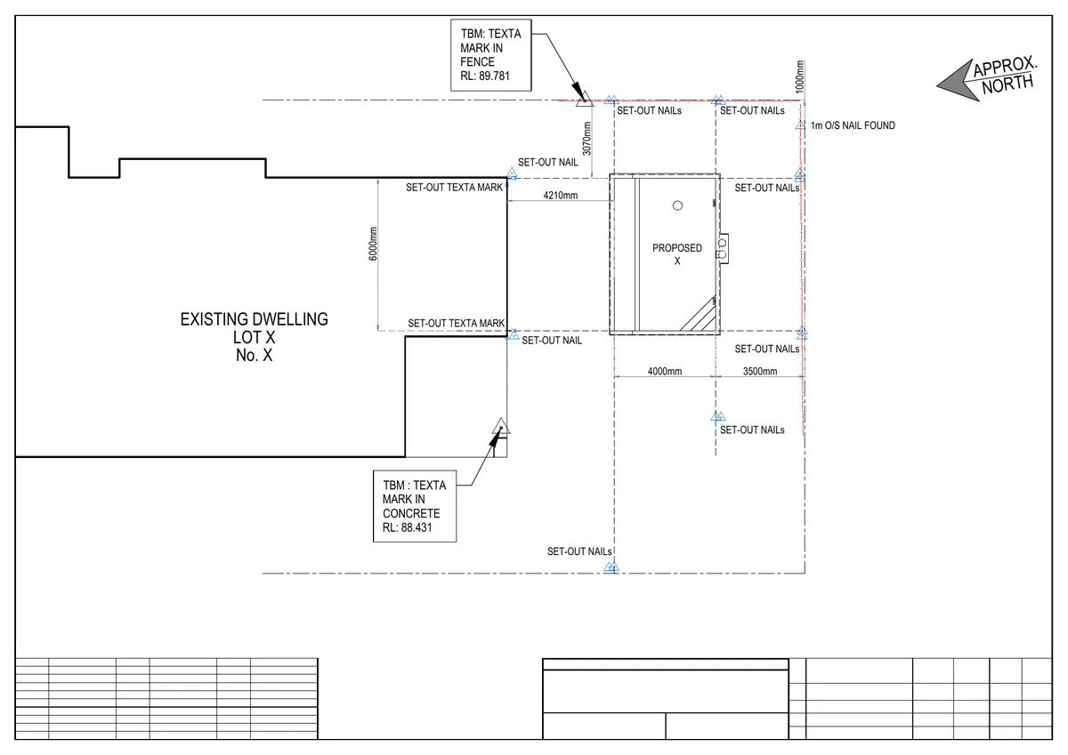 Sheet 1 of Construction Set-out Plan, VIC